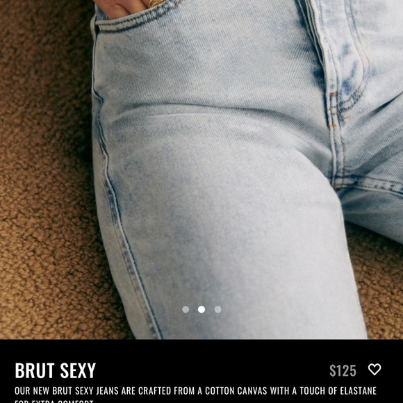 Sezane Brut Sexy Edge Blue - Size 10 - Picture 2 of 6